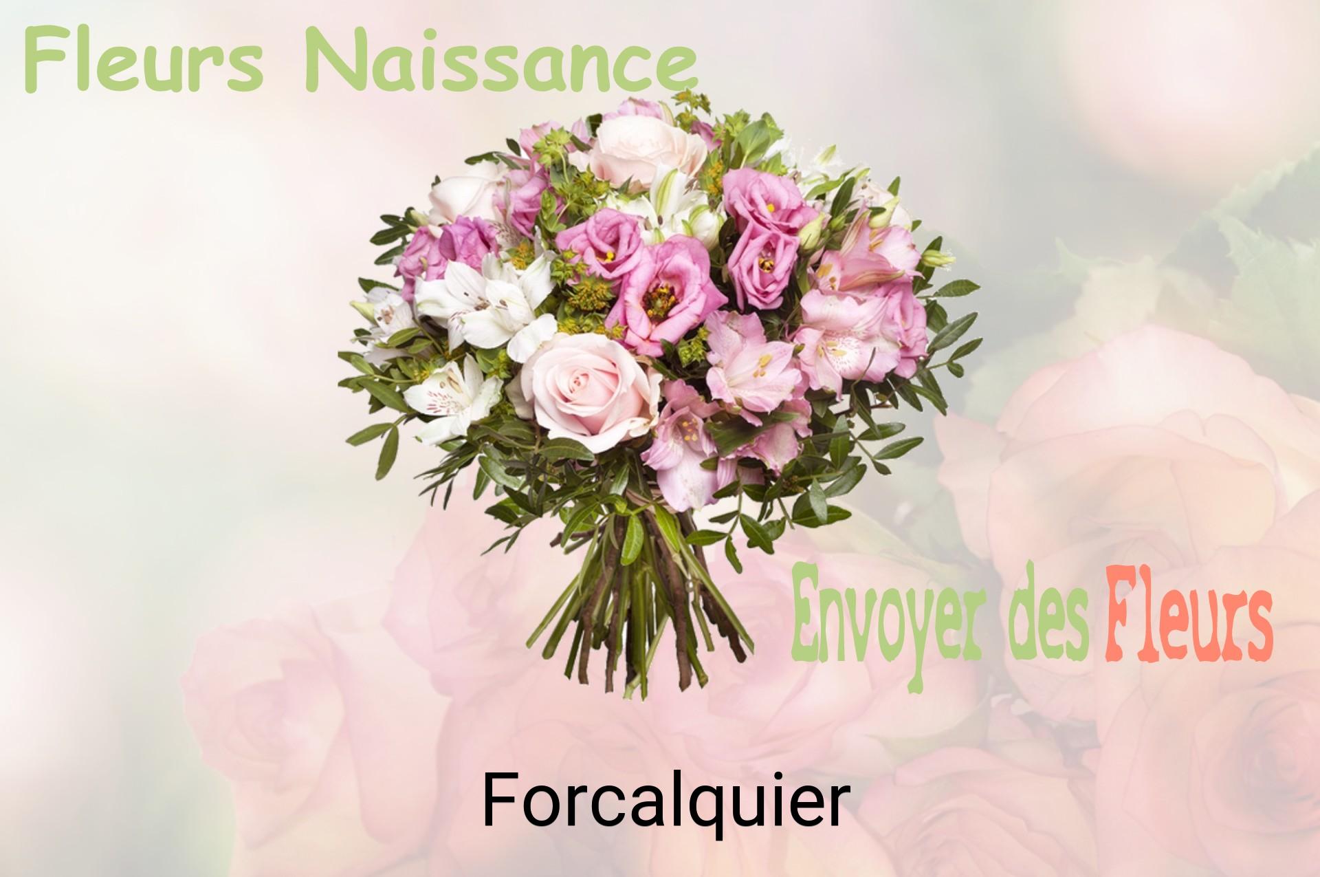 Bouquet de fleurs de naissance livré à Forcalquier